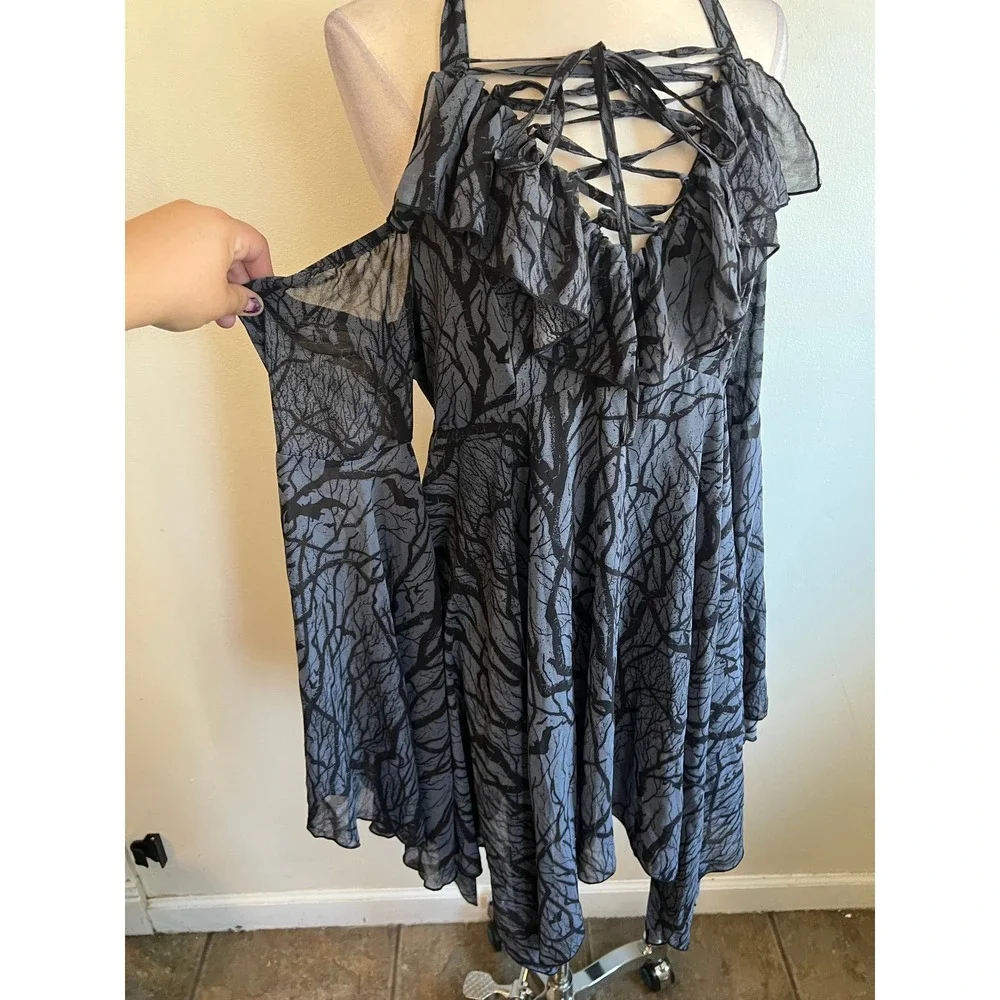 Killstar Adalyn Halter Dress - Picture 4 of 7